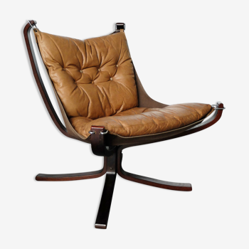 Scandinavian armchair Falcon Chair, Sigurd Resell for Vatne Møbler, Norway 1970