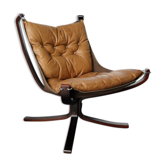 Scandinavian armchair Falcon Chair, Sigurd Resell for Vatne Møbler, Norway 1970