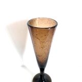 Chalice vase, Biot glassware circa 1960