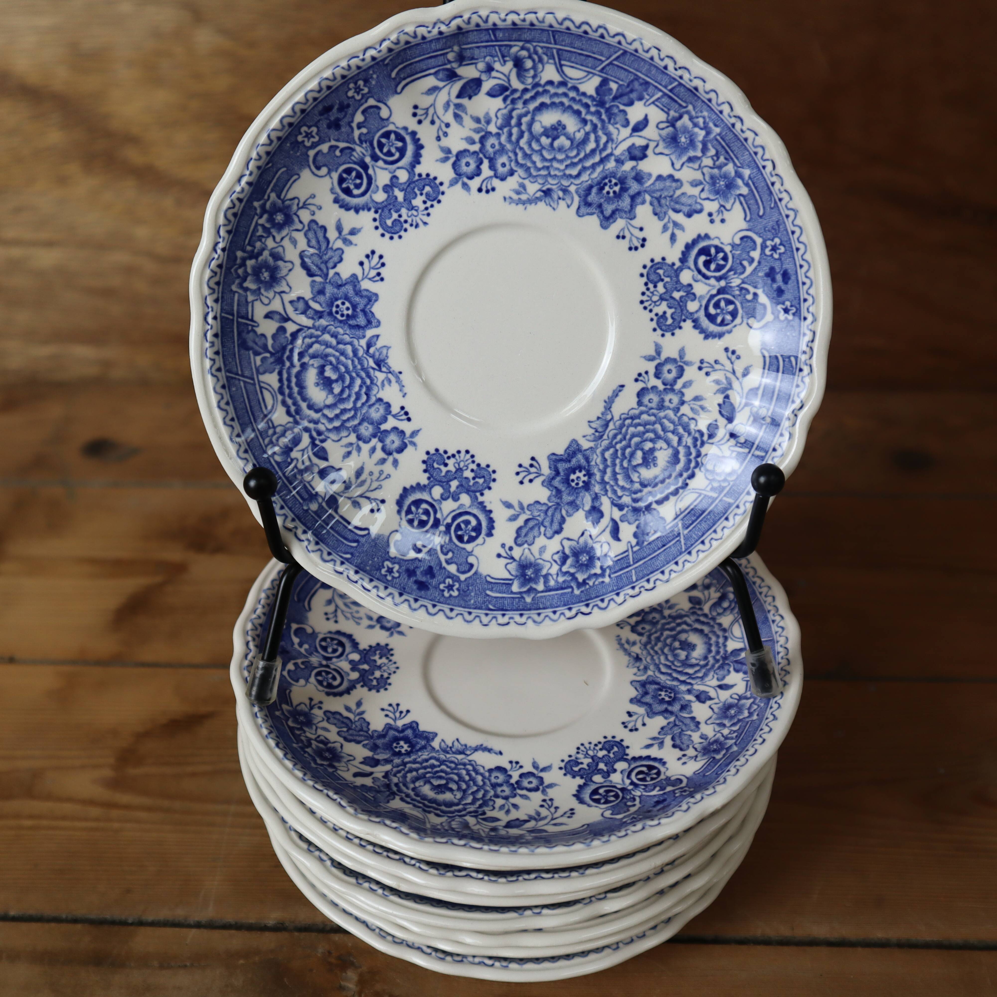 Set of 9 coffee plates 'Burgenland' by Villeroy and Boch