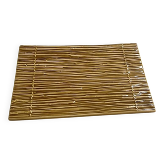 Dessous de plat ou plateau à fromages en céramique – Style Boch La Louvière, Keralux, design Raymond