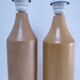 Two designer solid wood "pencil" lamp bases