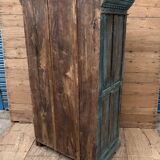 Rajasthani wardrobe in Burmese teak with original patina.