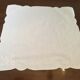Batch of 10 solid white napkins