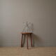 Candelabra or tripod candlestick in aluminum Scandinavian decorative object