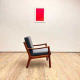 Teak armchair or easy chair by Ole Wanscher for France & Son, Mid Century Modern Danish Design, 1950er