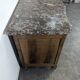 Commode Louis XV galbée en noyer dessus marbre XVIIIe