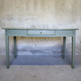 Green farm table