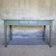 Table de ferme verte