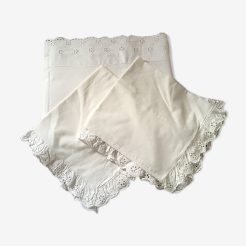 Parure drap et deux taies d oreiller