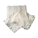 Sheet adornment and two pillowcases