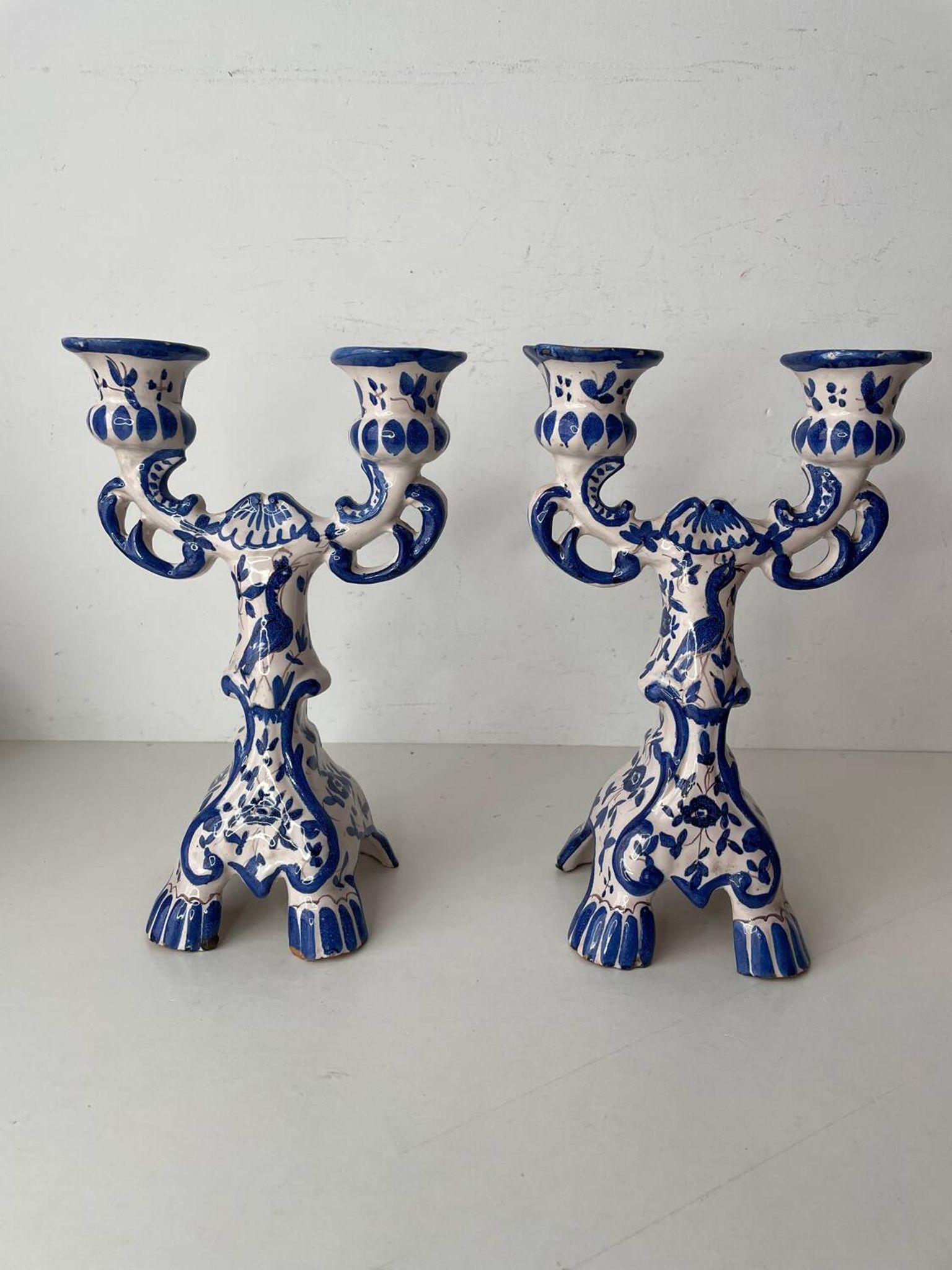 Ceramic candle holders