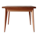 Vintage 60s style portfolio table with compass legs, renovated