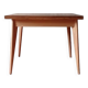 Vintage 60s style portfolio table with compass legs, renovated