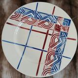 8 mismatched antique dinner plates