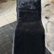 Fauteuil, chaise longue en peau Noire modèle LC4 Le Corbusier
