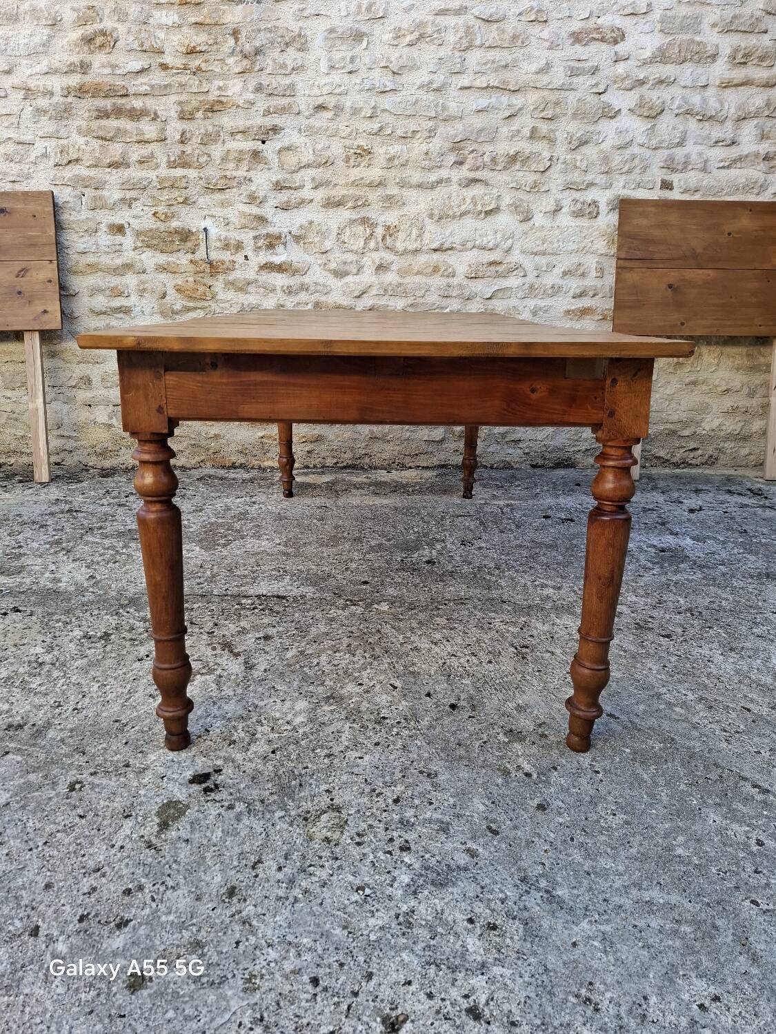 Extendable farmhouse table 285 x 86