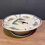 Fruit cup on earthenware pedestal from Quimper HB