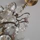 Louis XV-style bronze cage and crystal Baccarat chandelier