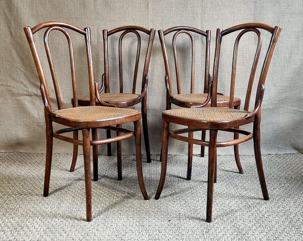 4 chaises Thonet n°56 de 1910 ca