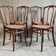 4 chaises Thonet n°56 de 1910 ca