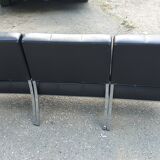 Armchairs 'capiton' black