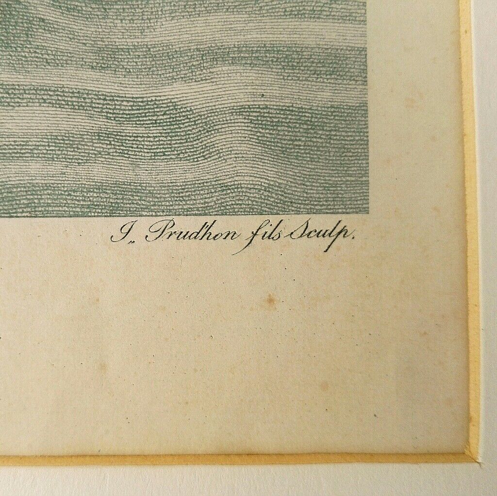 Engravings love and friendship signed Prud'hon