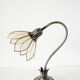 Metal flower lamp and ancient mother-of-pearl