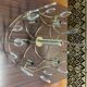 Brass and glass chandelier by Gaetano Sciolari