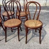 Set of 7 Thonet bistro chairs