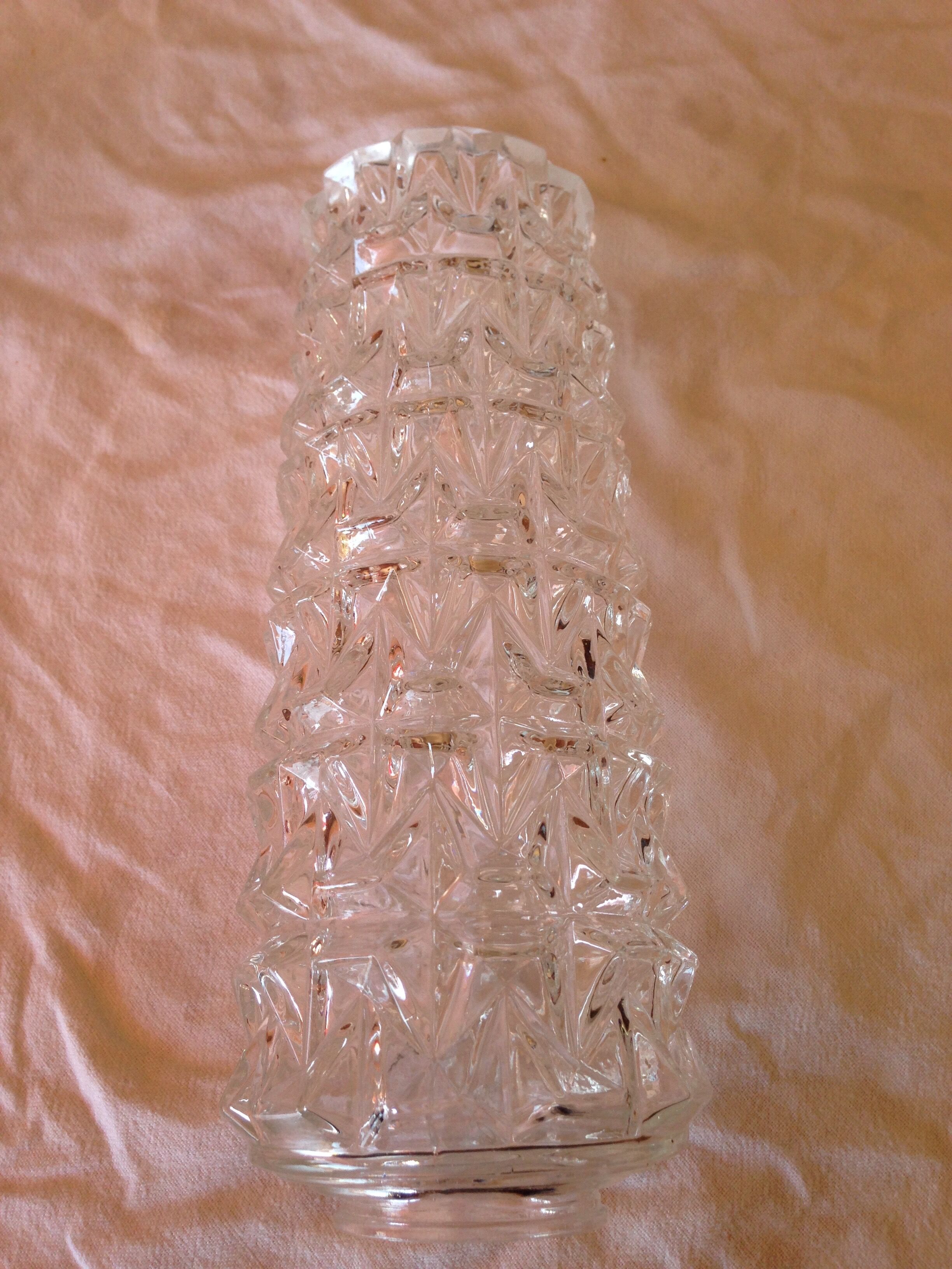 Vintage glass tulips