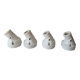 Set of 4 porcelain sconces