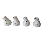 Set of 4 porcelain sconces