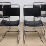 Set of 4 MR10 chairs by Ludwig Mies Van Der Rohe
