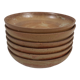 Set de 6 assiettes creuses en grès Puisaye