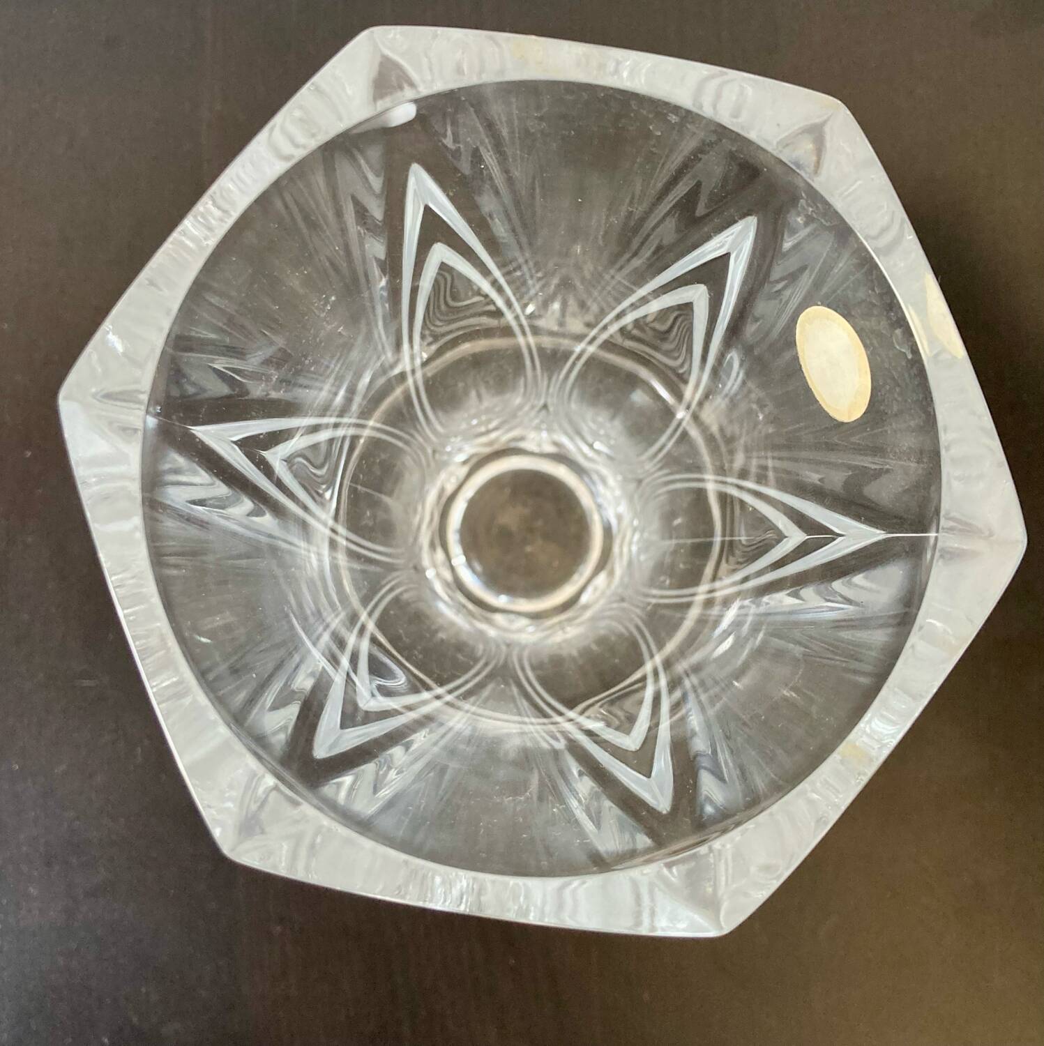 Arques crystal vase, châtelet model