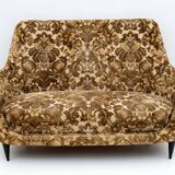 Canapé incurvé italien, années 1950