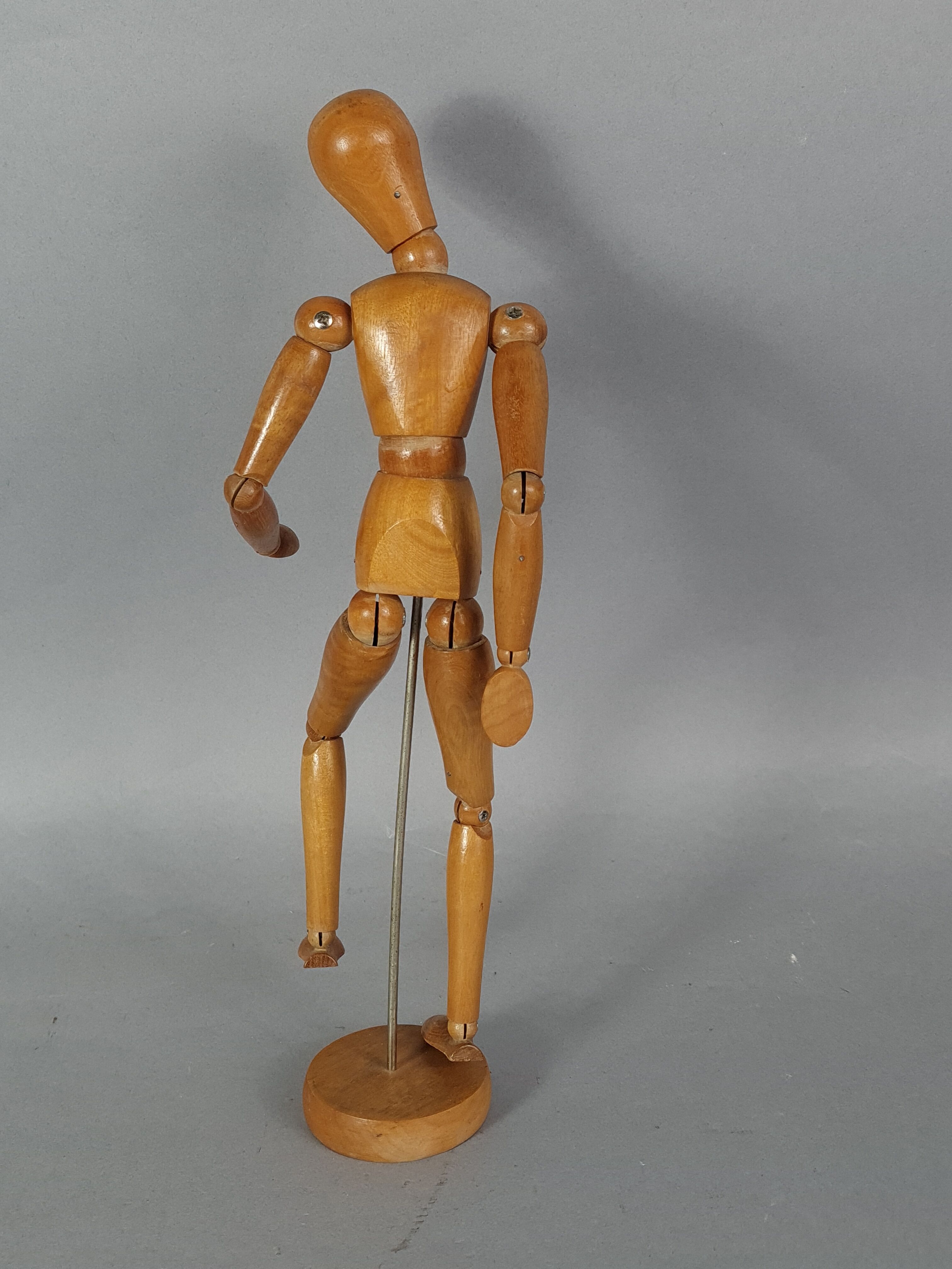 Articulated mannequin varnished wood for artist 33 cm SL