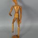 Articulated mannequin varnished wood for artist 33 cm SL