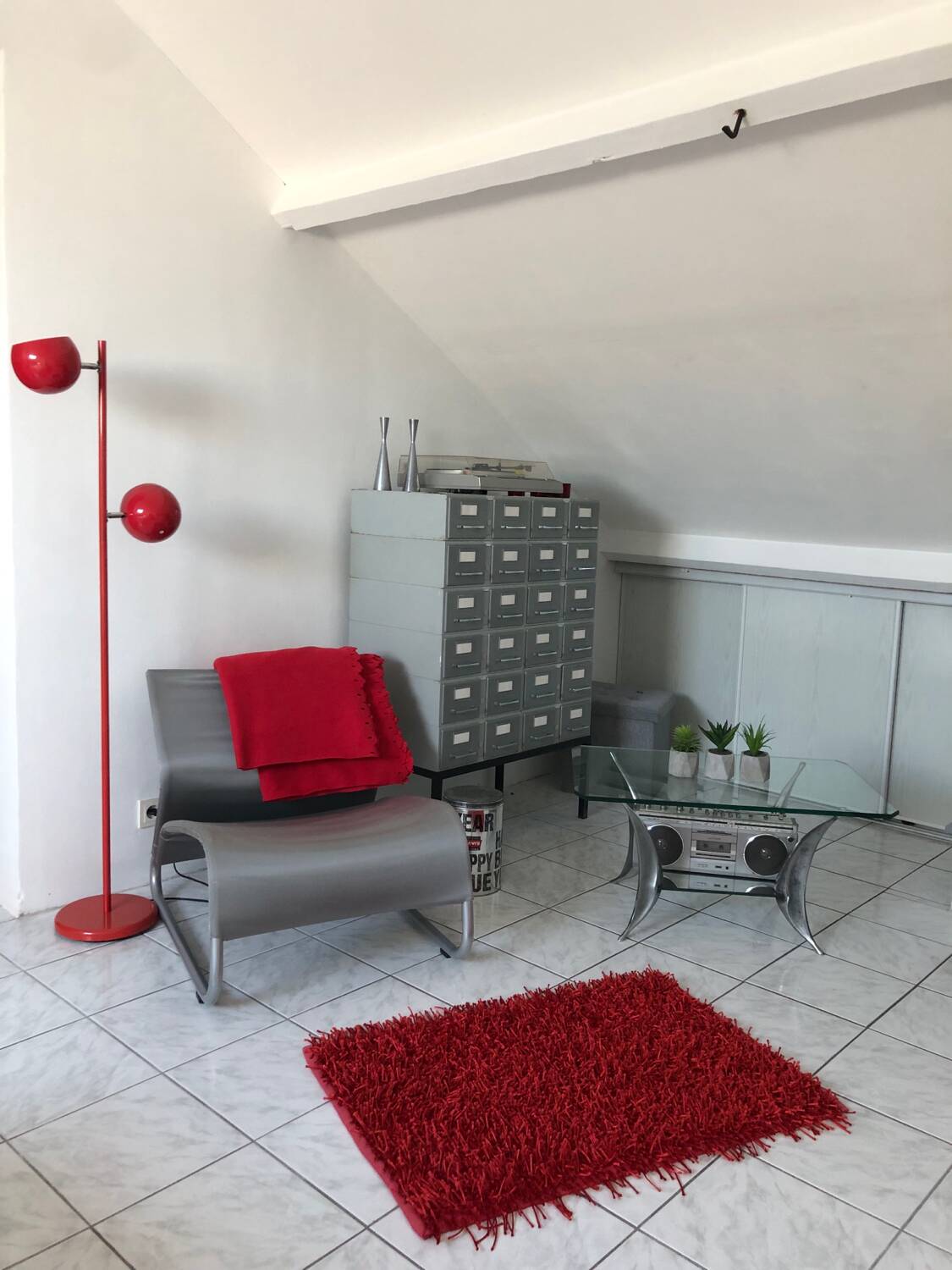 Vintage space age eyeball floor lamp