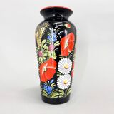 1960s Hand Painted 'Chodska' Ceramic Vase