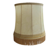 Magnifique tulipe de lampe en cuir – pièce unique