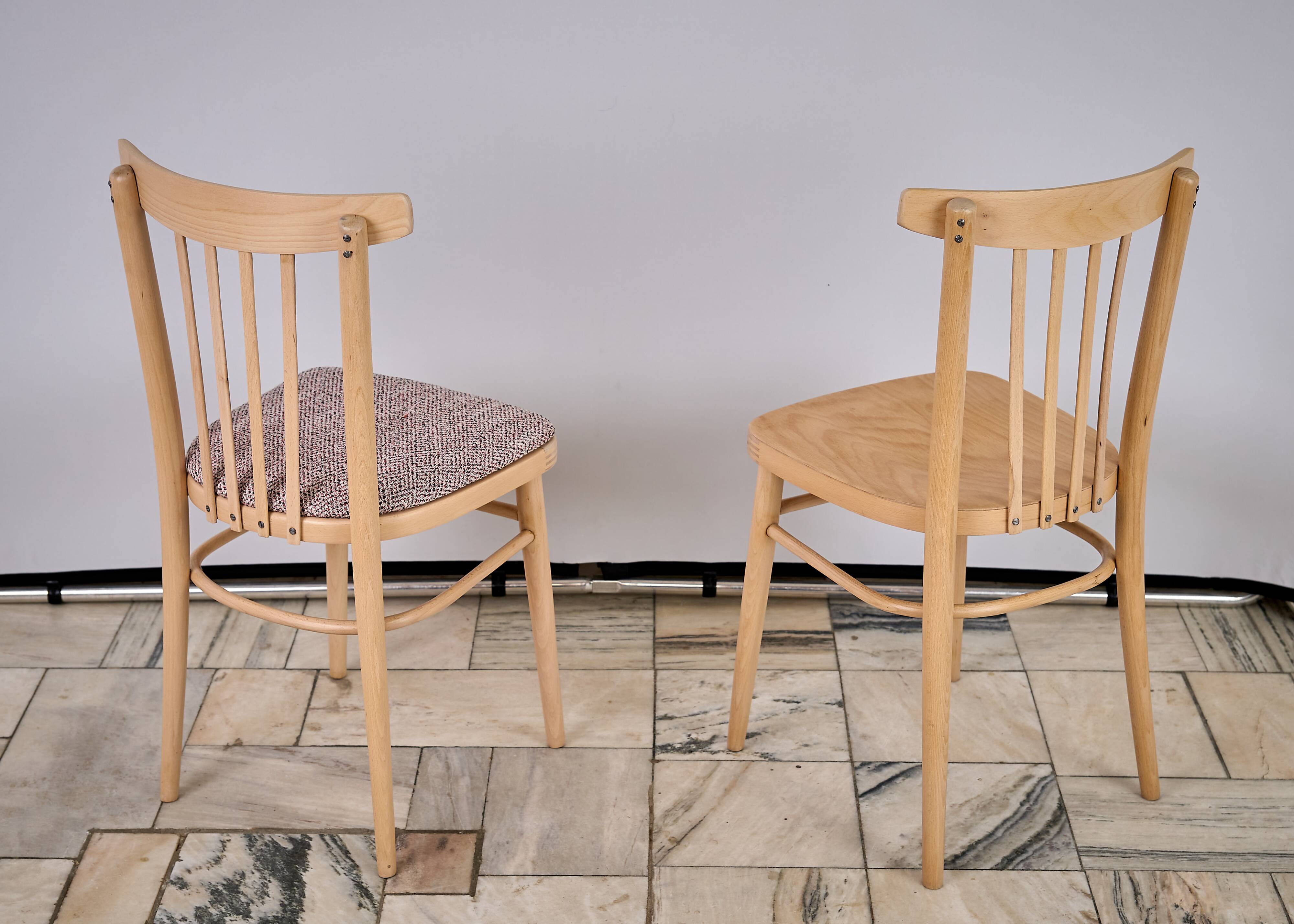 Pair of TON chairs, Czechoslovakia, 1960s, VINTAGE