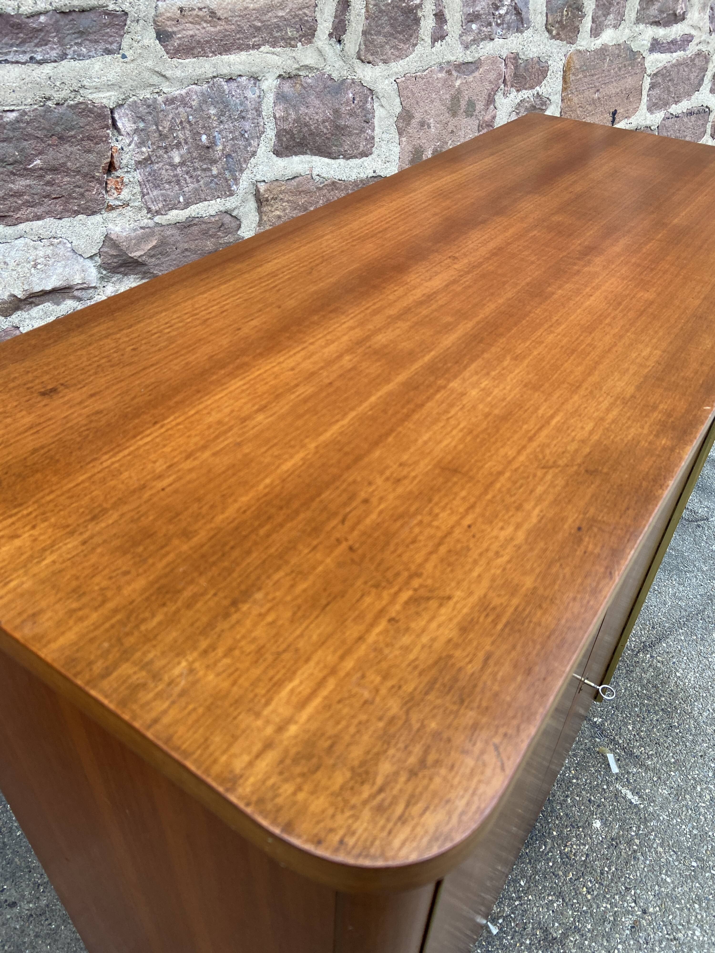 Armoirette en enfilade art deco mid-century vintage scandinave 1950