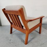 Juul Kristensen teak armchair pair for Glostrup, Denmark 60s