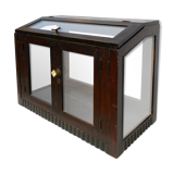 Small wooden showcase