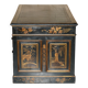 Chinese Bureau Chinoiserie 19th Century Napoleonic Leather