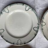 6 Saint Amand Dessert Plates Nouvelles Usines Céramiques du Nord