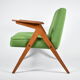 Vintage armchair "Bunny" 1960s, spring green