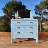 Vintage art deco chest of drawers